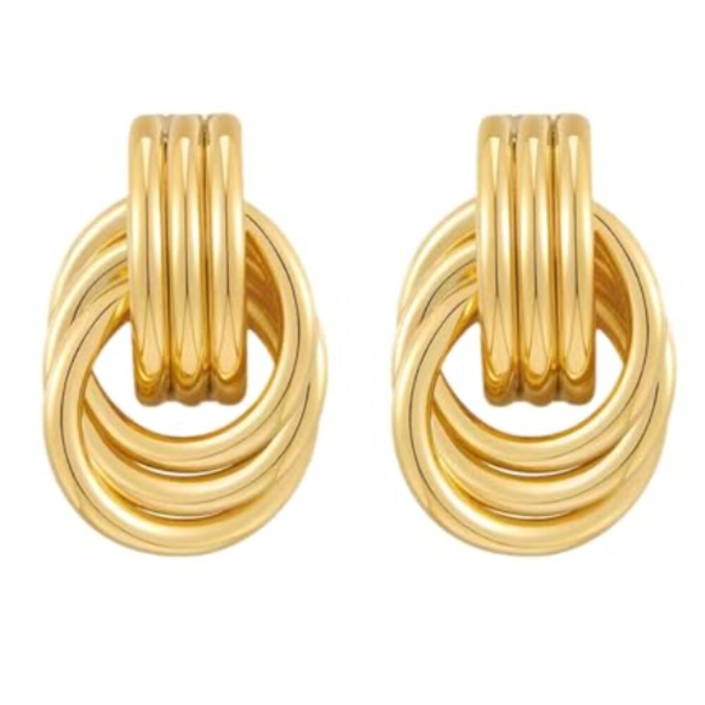 New Gold Statement Earrings